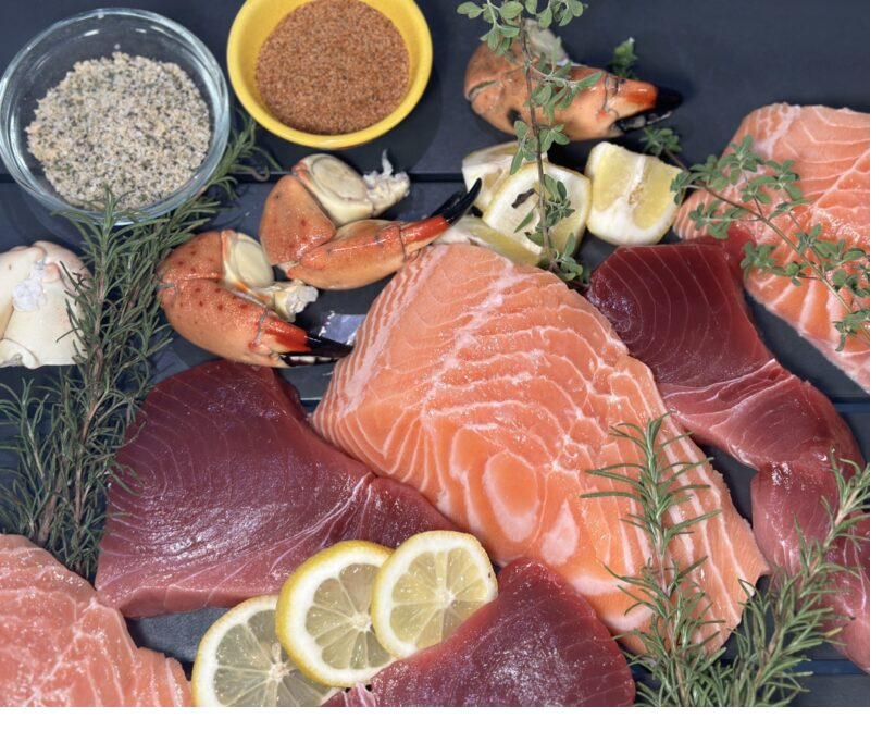 Fresh seafood selection